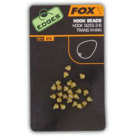 Fox Zarážky Edges Hook Beads Khaki 25ks