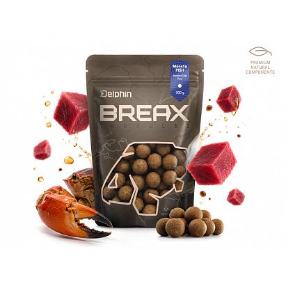 Boilies Delphin BreaX / MonstaFISH - Monster Krab-Tuňák/16mm/300g Boilies Delphin BreaX / MonstaFISH - Monster Krab-Tuňák/16mm/300g