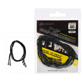 Mikado nadväzec kaprový set leadcore 80cm s rýchloobratlíkom 2 ks