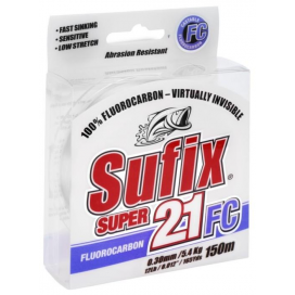 Sufix Super 21 Fluorocarbon 150 m číry