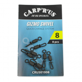 Carp´R´Us Obratlíky Gizmo Quick Change Swivel veľ.8, 8ks Carp´R´Us Obratlíky Gizmo Quick Change Swivel veľ.8, 8ks