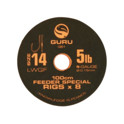 Guru Tackle Náväzec LWGF Feeder Rig 1m