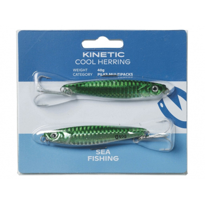 Kinetic Pilkr Cool Herring 2ks Green/silver Kinetic Pilkr Cool Herring 2ks Green/silver