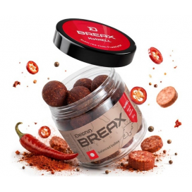Delphin Vyvážené Boilies BreaX HotHELL Robin Red Chilli Fr.Klobása 100 g