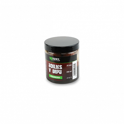 Nikl Boilies v dipu Strawberry 250ml