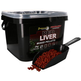Starbaits Pelety Red Liver Mixed Pellets 2kg