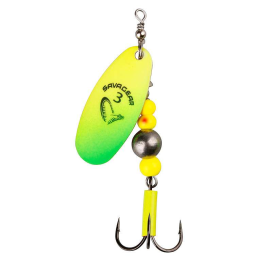 Savage Gear Trblietky Caviar Spinner Fluo Yellow / Chartresure