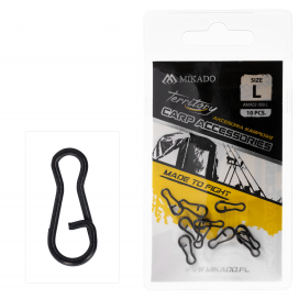 Mikado karabína quick clip veľ. m 10 ks