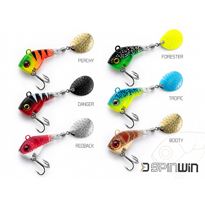 Vibrační nástraha Delphin SpinWIN - 7,5g/DANGER Vibrační nástraha Delphin SpinWIN - 7,5g/DANGER