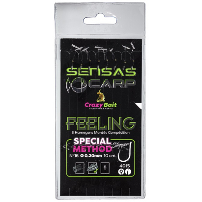 Sensas Naviazaný Háčik Method Stop 4015 10cm 8ks