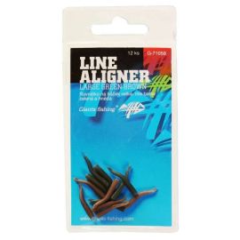 Giants Fishing Rovnátka na háčik Line Aligner-Small Green-Brown/12pc