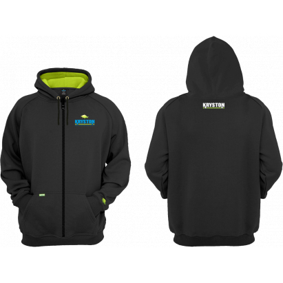 Kryston Mikina Zipper Čierna