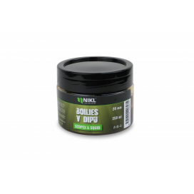 Nikl Boilies v dipu Scopex & Squid 250g Nikl Boilies v dipu Scopex & Squid 250g