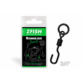 ZFISH Obratlík Ronnie Rig Swivel Matt veľ.12