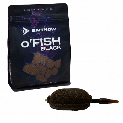 BaitNow Návnada Method Feeder O'fish Black 800g