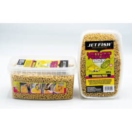 Jet fish Feeder method box 500g vanilka / med