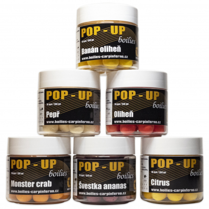 Carp Inferno Boilies Pop Up 16mm 150ml Carp Inferno Boilies Pop Up 16mm 150ml