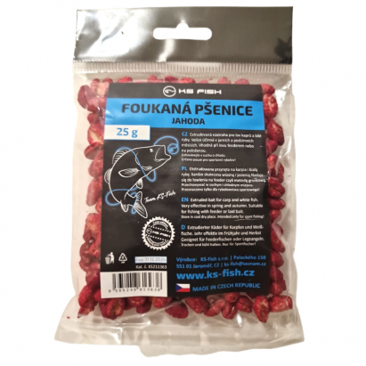 KS Fish pufovaná pšenica 25g jahoda