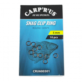 Carp´R´Us Krúžky Snag Clip Rings 5mm, 10ks Carp´R´Us Krúžky Snag Clip Rings 5mm, 10ks