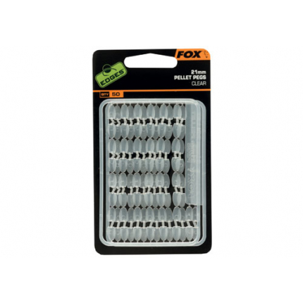 Fox Zarážky Edges Pellet Pegs Clear 11mm