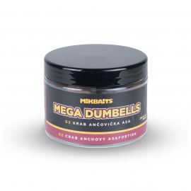 Mikbaits Gangster Mega Dumbells G2 Krab Ančovička Asa 500ml 24x30mm
