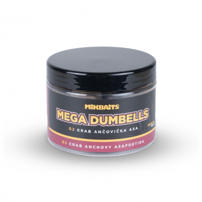 Mikbaits Gangster Mega Dumbells G2 Krab Ančovička Asa 500ml 24x30mm