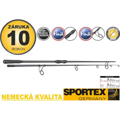 Kaprové pruty Sportex Impressive Carp 2-díl 2ks: 12ft 3,25lbs, 366cm M70
