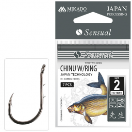 Mikado háčik sensual chinu ring s protihrotmi veľ. 6 bn 9 ks Mikado háčik sensual chinu ring s protihrotmi veľ. 6 bn 9 ks