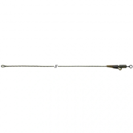 Anaconda olovnica Jungle Flexi Ring Swivel Safety Clip Leadcore Leaders 50lb 80cm 3ks zelená
