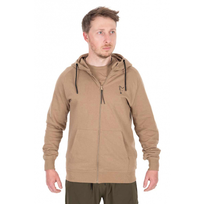 Fox Collection LW Zip Hoody - Tan Ltd