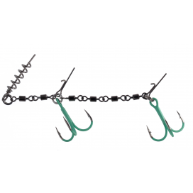 Mikado stinger z otočiek jaws double evo stinger fluo xl 35kg veľ. 2/0 1 ks