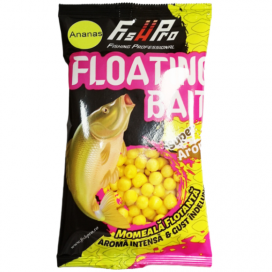 Fish Pro plávajúca nástraha Puffi Floating Bait ananás 4–6mm 15g