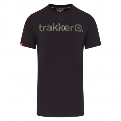 Nikl Trakker Tričko CR Logo T-Shirt Black Camo