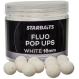 Plávajúce boilies STARBAITS Fluo Pop Ups White 70g 12mm