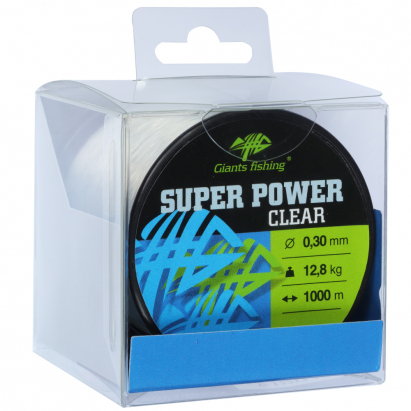 Giants fishing Vlasec Super Power Clear 1000m|0,35mm/15,7kg Giants fishing Vlasec Super Power Clear 1000m|0,35mm/15,7kg