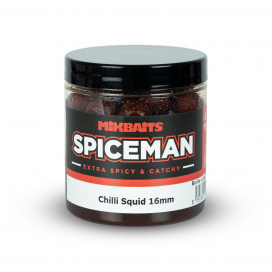Spiceman boilie v dipe 250ml - Chilli Squid 16mm