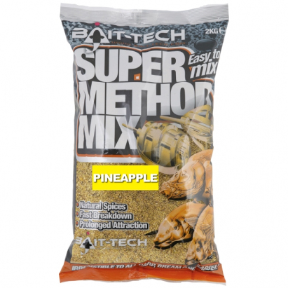 Bait-Tech krmítková zmes Super Method Mix Pineapple 2 kg