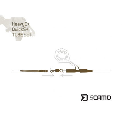 Delphin Set sCAMO HeavyC + QuickS + Tube 5 setů