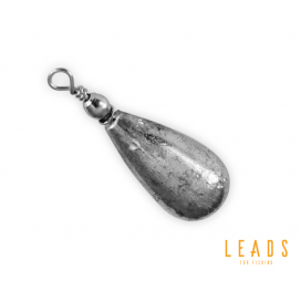 Delphin LEADS Hruška s obratlíkom / 5ks 11g