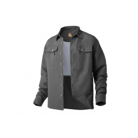 Košeľa s dlhým rukávom Ezmar mid weight soft sivá Veľkosť: M