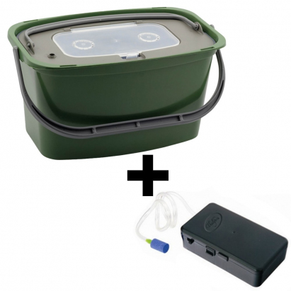 Giants fishing Rybárska nádoba 7 litrov + vzduchovanie zadarmo!!!