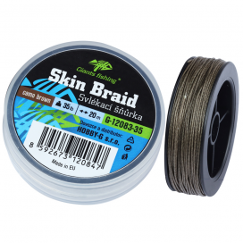 Giants fishing Svlékací šnůra Carp Line Skin Braid Camo brown, 20m|35Lb