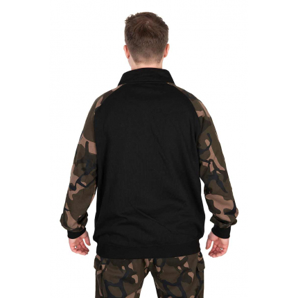 Fox Mikina LW Black Camo QTR Zip