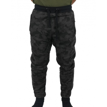 Mikbaits Tepláky Black Camou Jogger Sherpa Mikbaits Tepláky Black Camou Jogger Sherpa