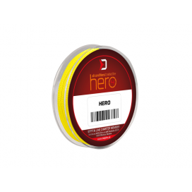 Delphin HERO 4 / fluo žltá 0,25mm 16,80kg 15m