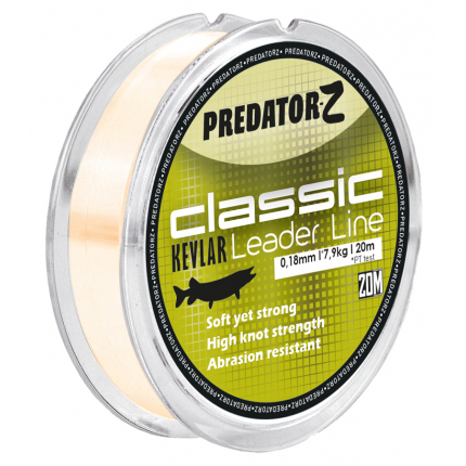 Vlasec Classic Kevlar Leader Line - 20 m / 0,18 mm / 7,90 kg