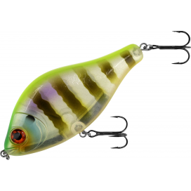 Mikado Wobler Mft Jerk 13cm / Chartreuse Bluegill Suspending 1 Ks