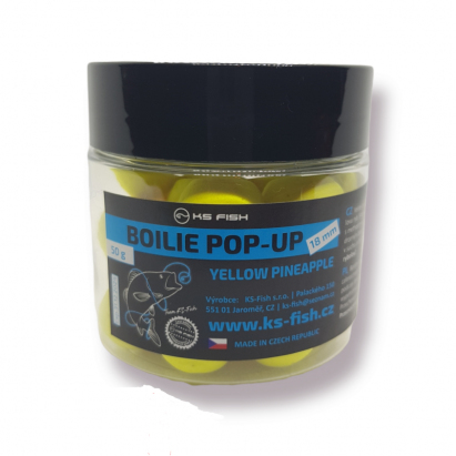 Boilie Pop-up 18mm yellow pineapple Boilie Pop-up 18mm yellow pineapple
