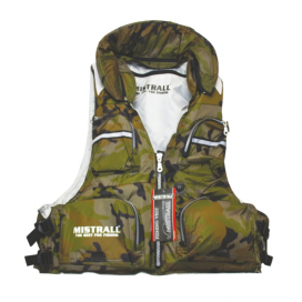 Mistrall plávajúca rybárska vesta X1, maskáč, veľ. XXL