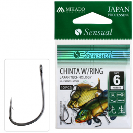 Mikado háčik sensual chinta w/ring veľ. 6 bn 10 ks